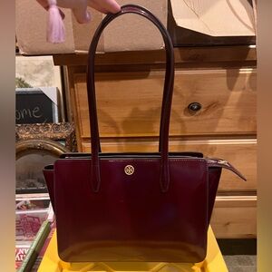 Tory Burch burgundy purse